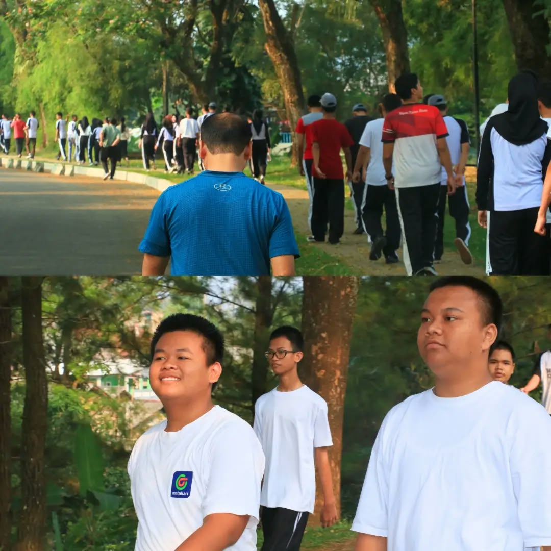 Jalan Sehat Semarak HUT RI ke-81 SMKN 4 bogor